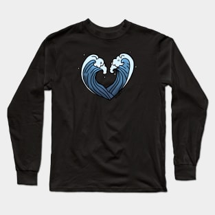 Waves in love Long Sleeve T-Shirt